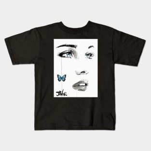 Blue flutter Kids T-Shirt